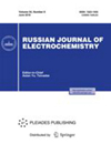 RUSSIAN JOURNAL OF ELECTROCHEMISTRY雜志封面